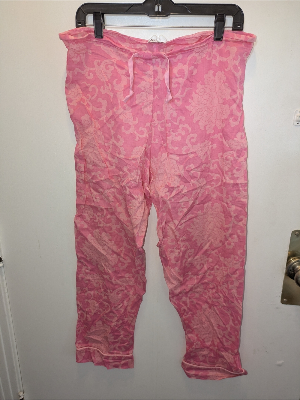 Vintage Y2K BedHead Pink Floral Pajama Set Small Made in USA Soft Loungewear - Picture 8 of 9